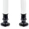 9" Pre-Lit LED White & Red Halloween Candles, 2ct.
